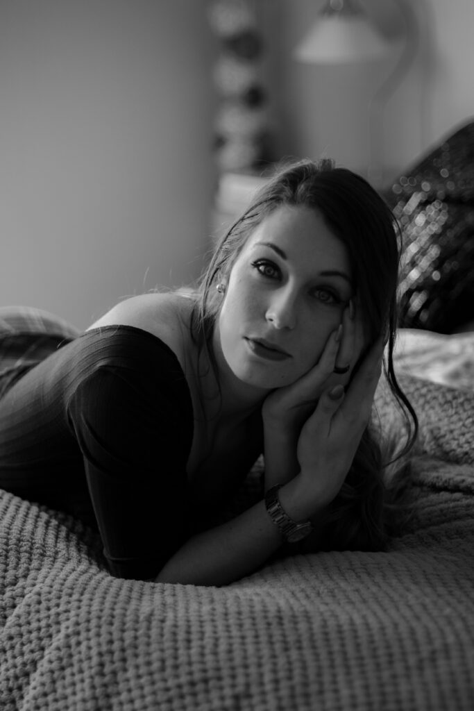 Photo portrait noir et blanc